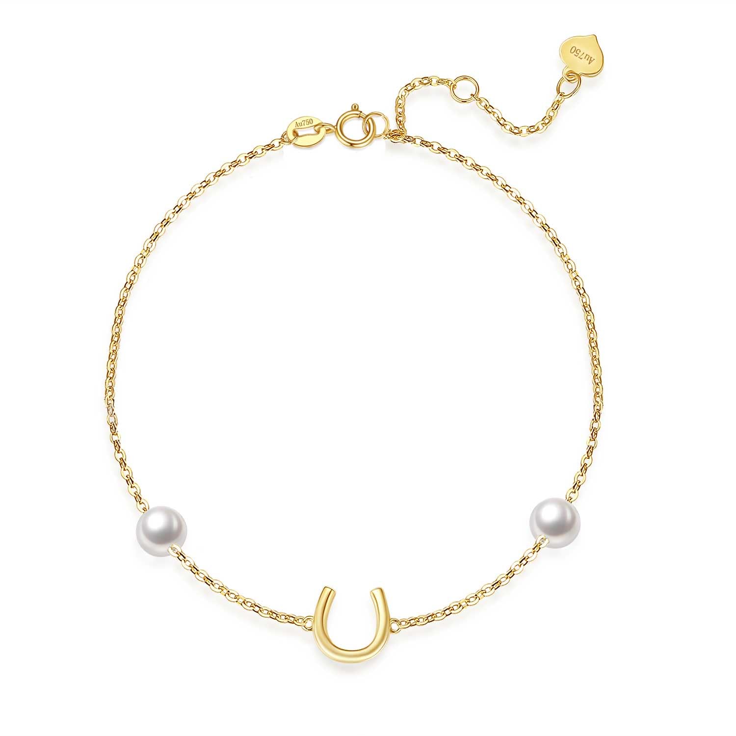 [FANCIME] 18K ゴールド ネックレス　ダブルループ サークル tf-8808-2023548_1.jpg